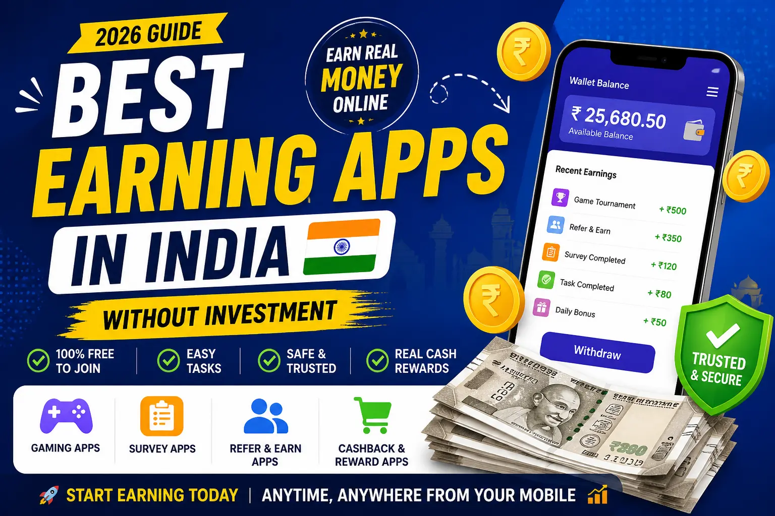 best earning apps in India